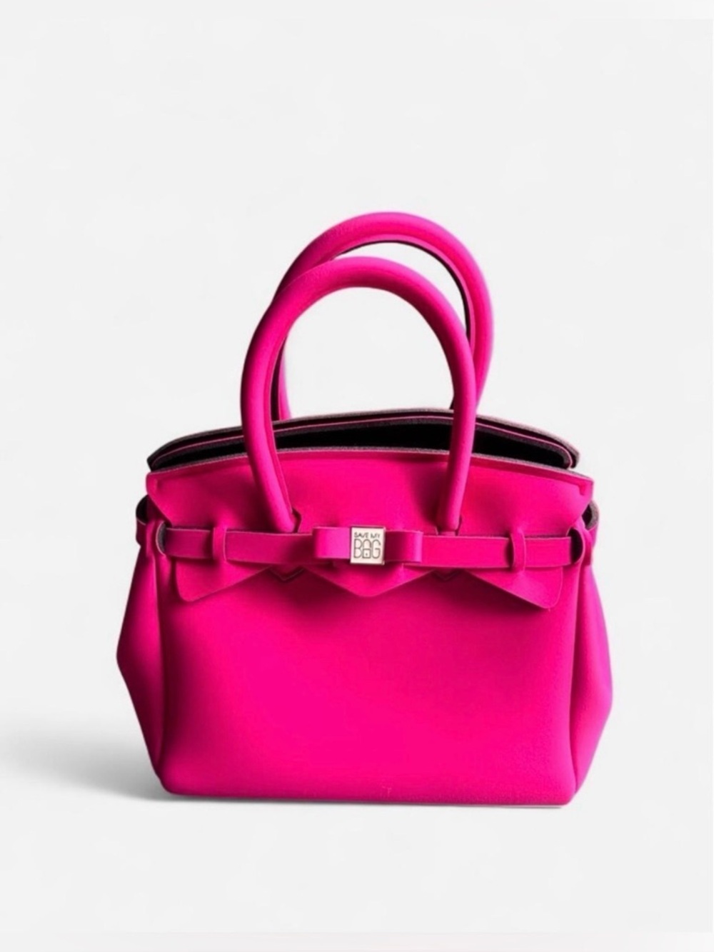 NWT Save My Bag Petite Miss Handbag in fuchsia, made in Italy š®š¹ - Picture 2 of 7